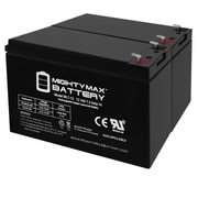 MIGHTY MAX BATTERY 12V 7.2AH Battery for Liftmaster Mega Sprint Tower - 2 Pack ML7-12MP236125
